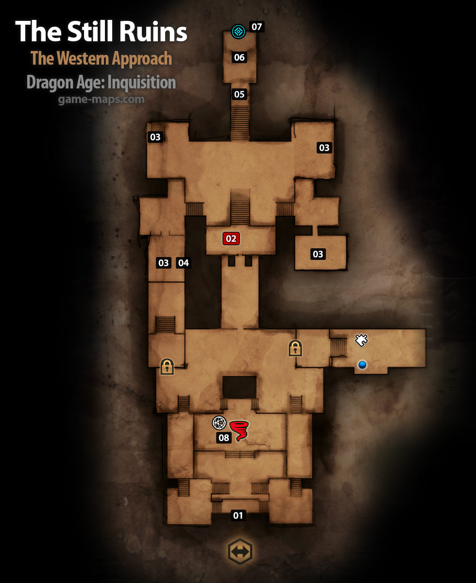 The Still Ruins Map Dragon Age: Inquisition
