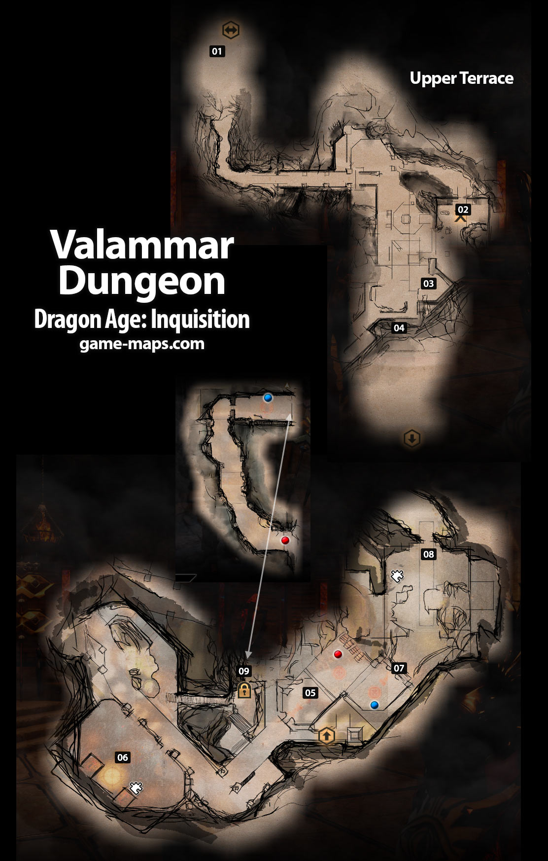 Valammar Dungeon Map Dragon Age: Inquisition