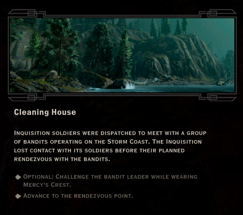 Cleaning House Quest in Dragon Age: Inquisition