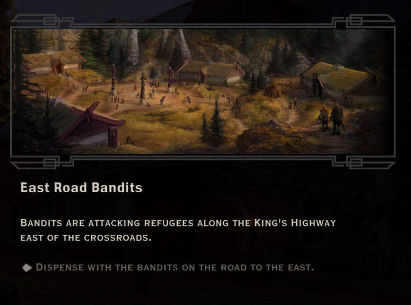 East Road Bandits Quest in Dragon Age: Inquisition