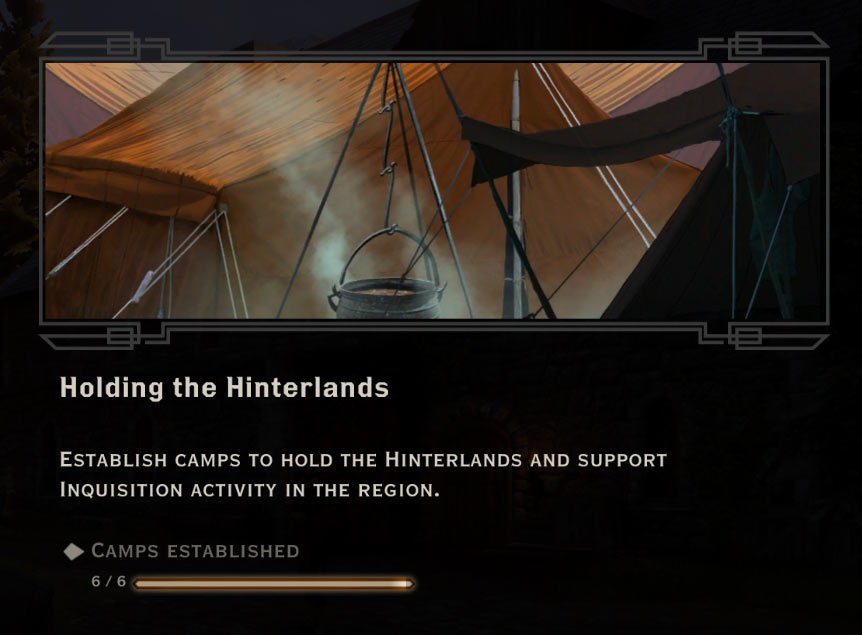 Holding the Hinterlands Quest in Dragon Age: Inquisition