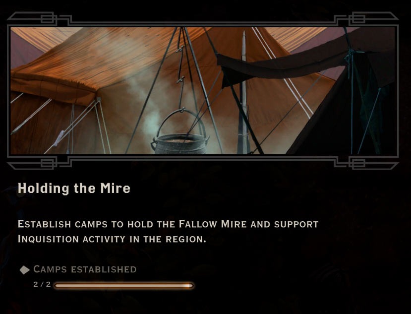 Holding the Mire Quest in Dragon Age: Inquisition