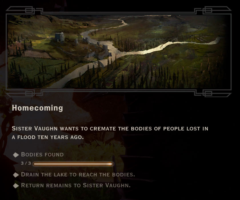 Homecoming Quest in Dragon Age: Inquisition