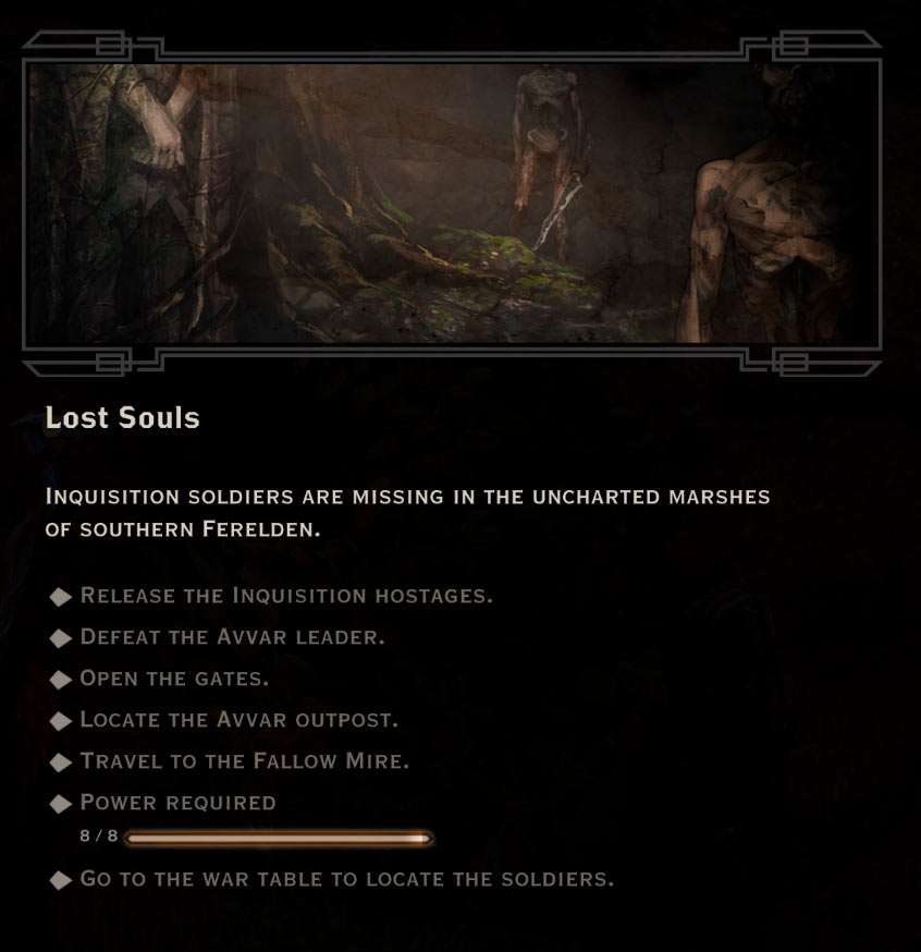 Lost Souls Quest in Dragon Age: Inquisition