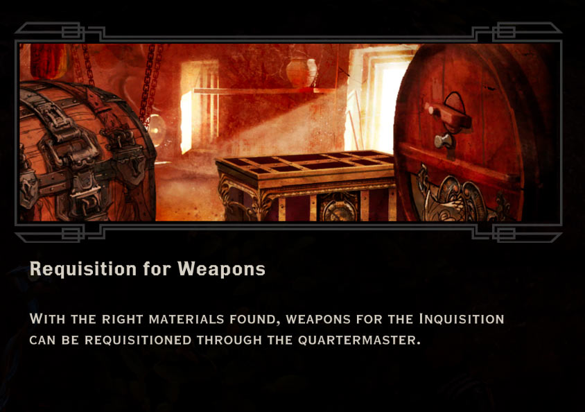 Requisition for Weapons Quest in Dragon Age: Inquisition