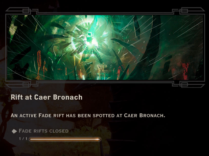 Rift at Caer Bronach Quest in Dragon Age: Inquisition