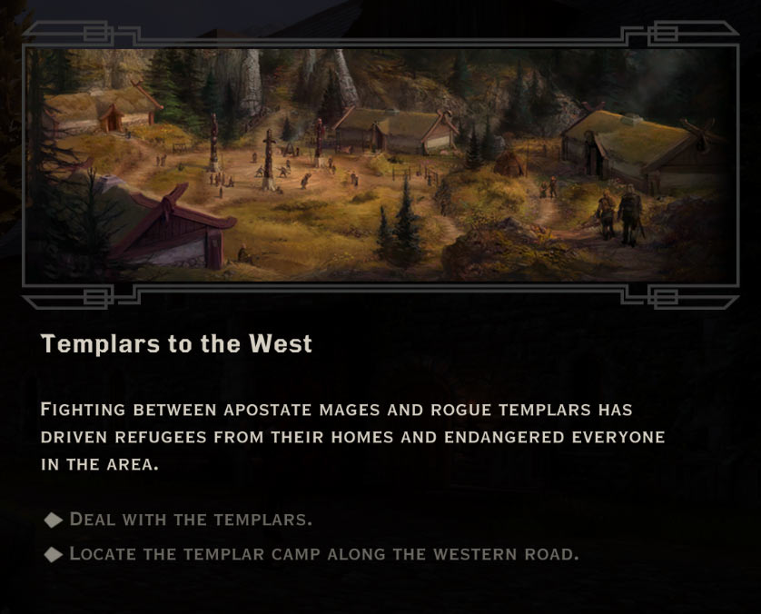 Templars to the West Quest in Dragon Age: Inquisition
