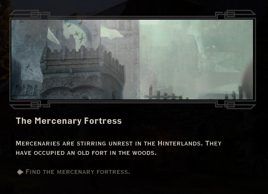 The Mercenary Fortress Quest in Dragon Age: Inquisition