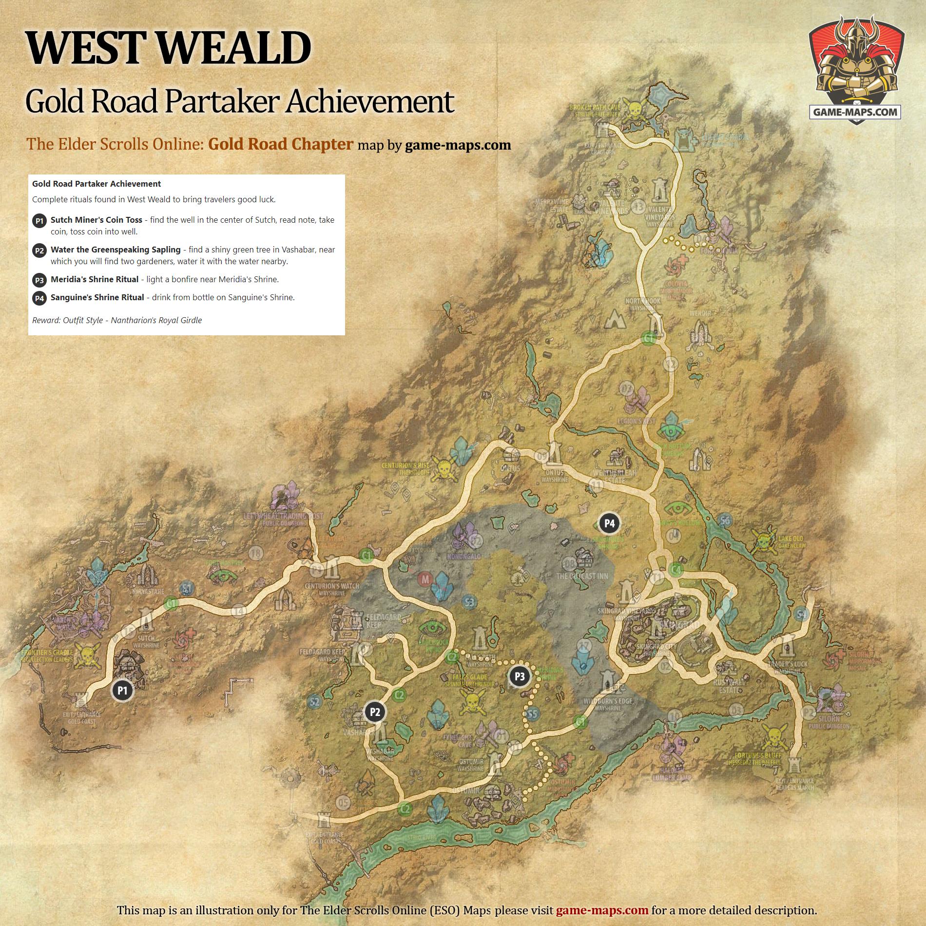 Gold Road Partaker in West Weald The Elder Scrolls Online (ESO)