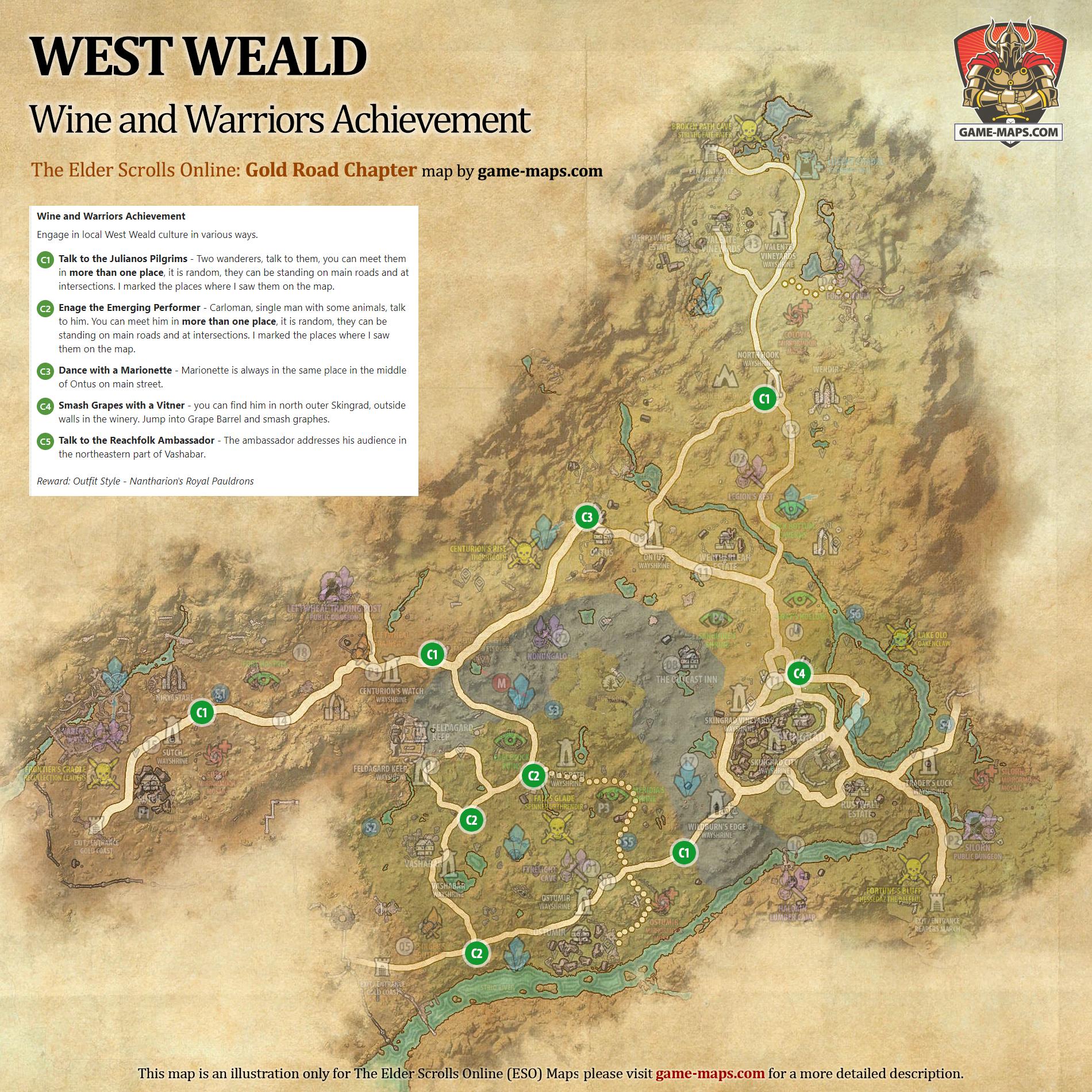 Wine and Warriors in West Weald The Elder Scrolls Online: Gold Road (ESO)