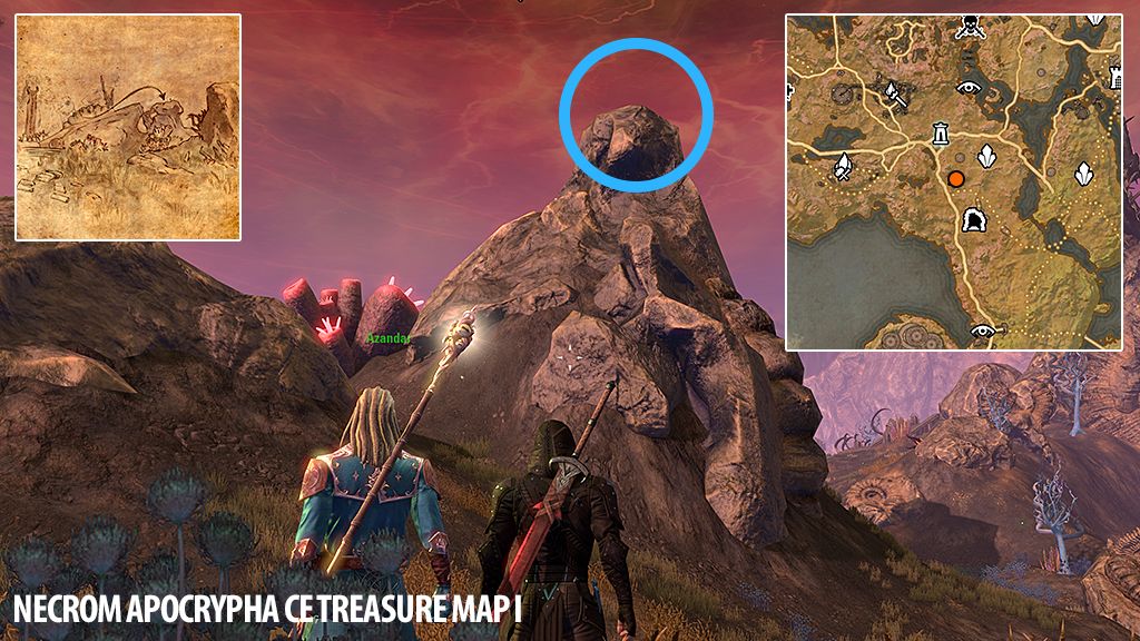 Necrom Treasure Maps Location The Elder Scrolls Online Eso