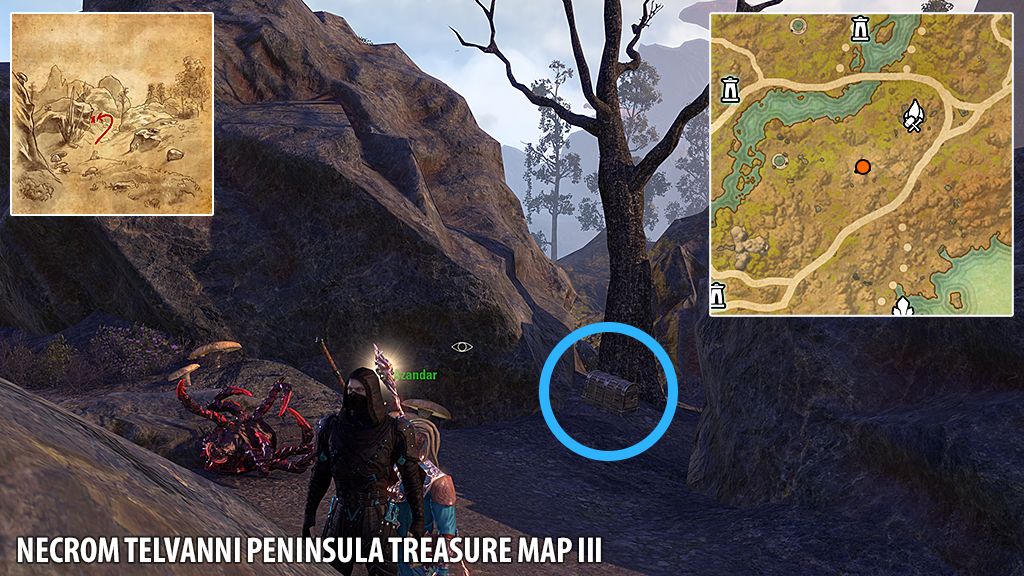 Necrom Telvanni Peninsula Treasure Map III - The Elder Scrolls Online (ESO)