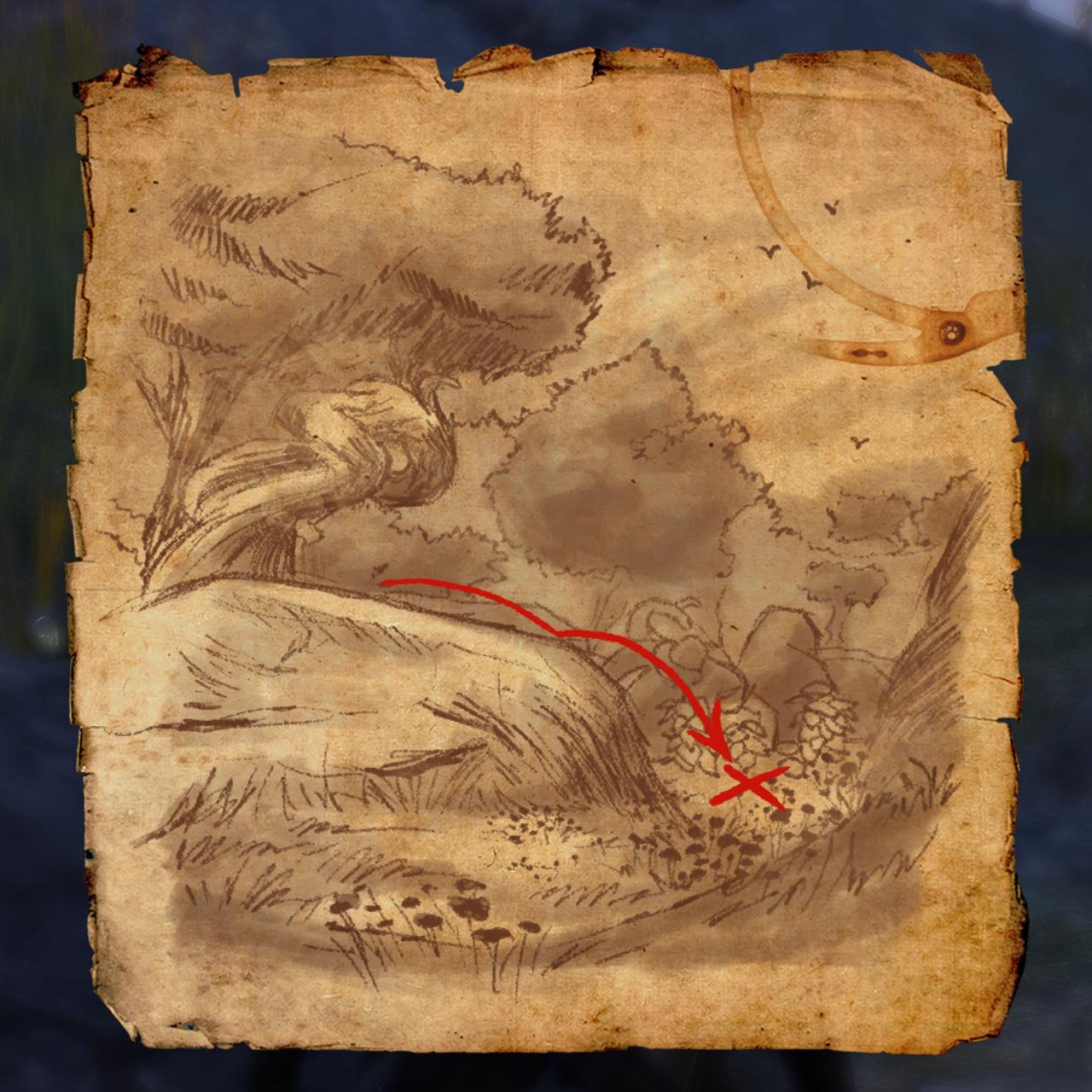 West Weald Treasure Map III (Unknown Location) - The Elder Scrolls Online (ESO)