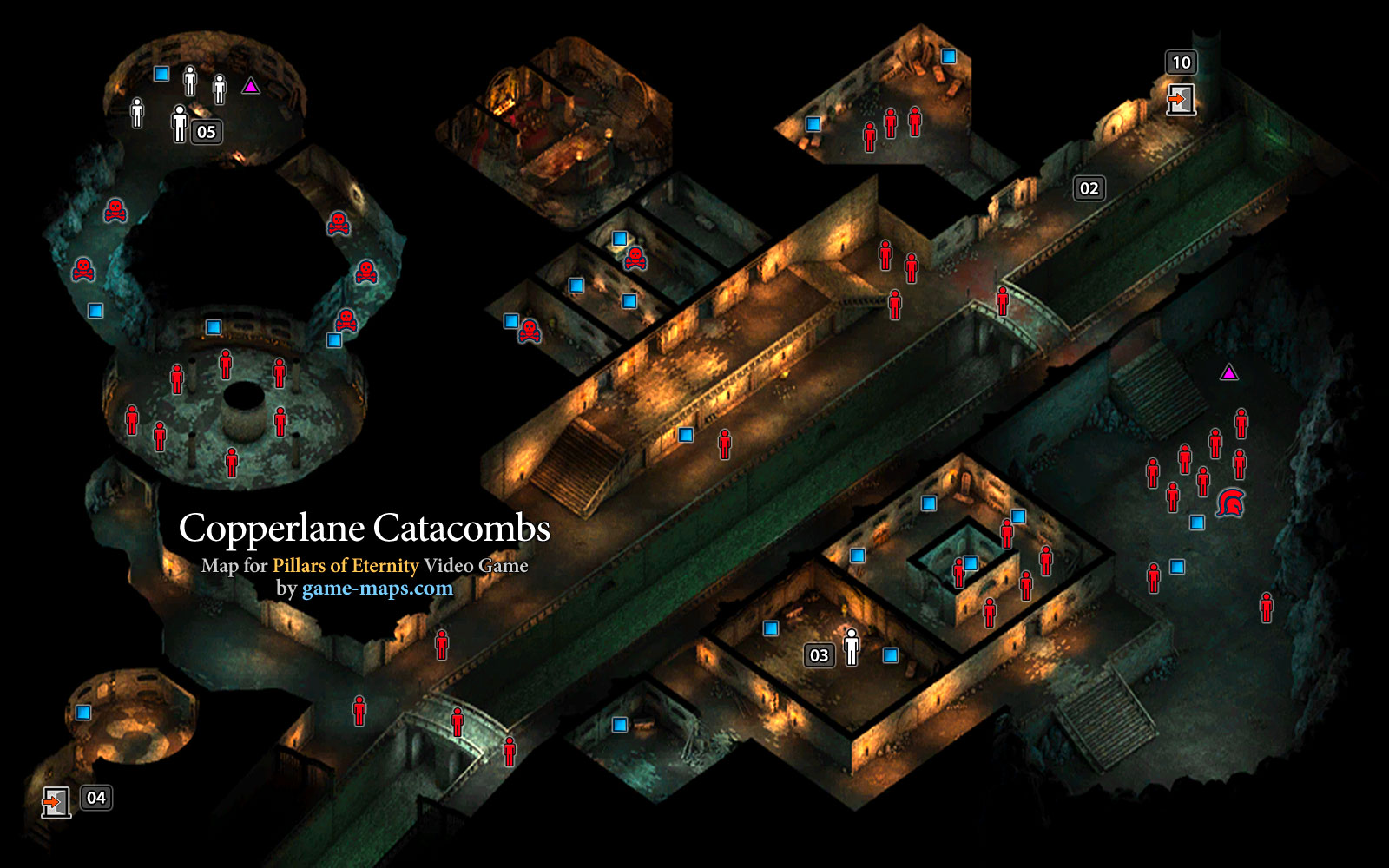 Copperlane Catacombs Map - Defiance Bay - Pillars of Eternity