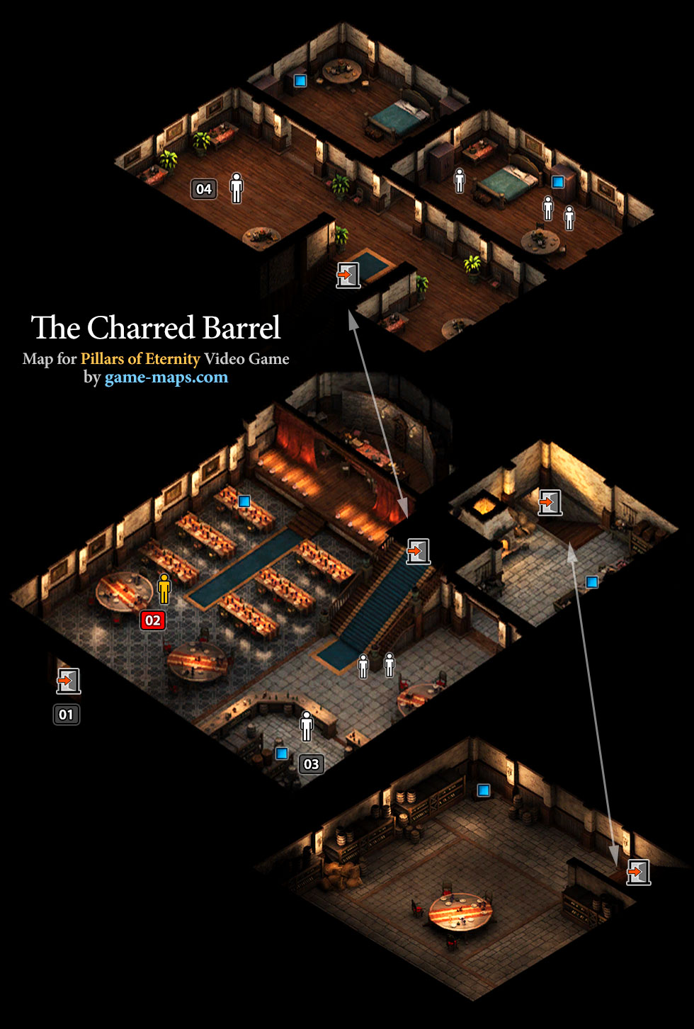 The Charred Barrel Map - Defiance Bay - Pillars of Eternity
