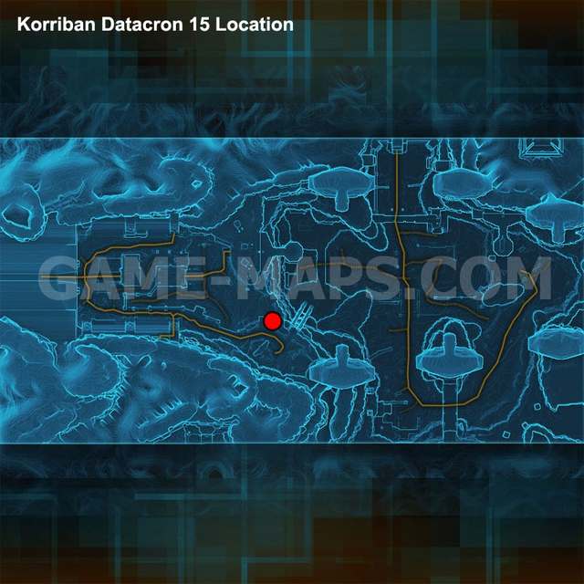 Datacron 15 Location Map Star Wars: The Old Republic