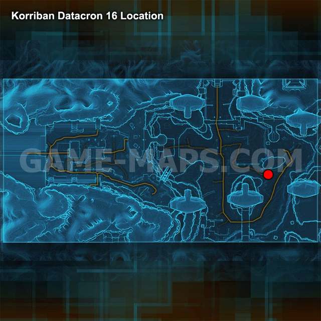 Datacron 16 Location Map Star Wars: The Old Republic