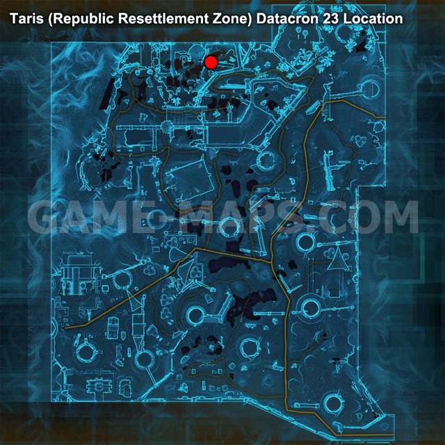 Datacron 23 Location Map Star Wars: The Old Republic