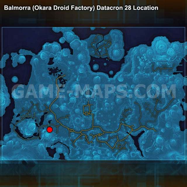 Datacron 28 Location Map Star Wars: The Old Republic