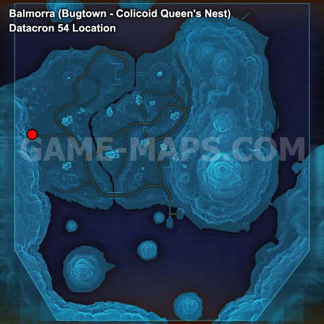 Datacron 54 Location Map Star Wars: The Old Republic