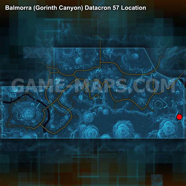 Datacron 57 Location Map Star Wars: The Old Republic