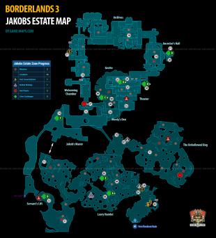 Jakobs Estate Map