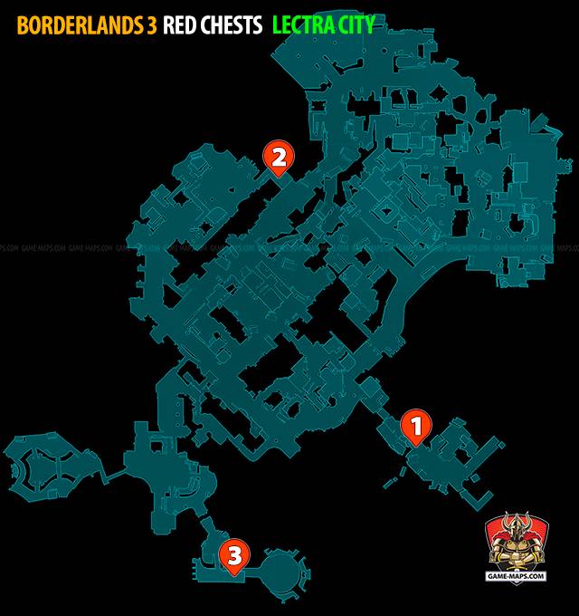 Red Chests in Lectra City Zone - Borderlands 3