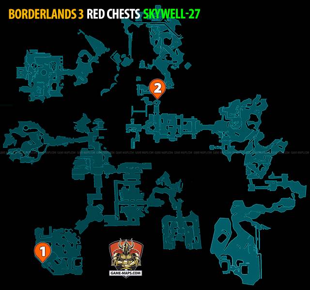 Red Chests in Skywell-27 Zone - Borderlands 3