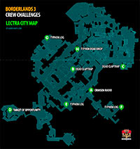 Lectra City Crew Challenges Map Borderlands 3 Walkthrough