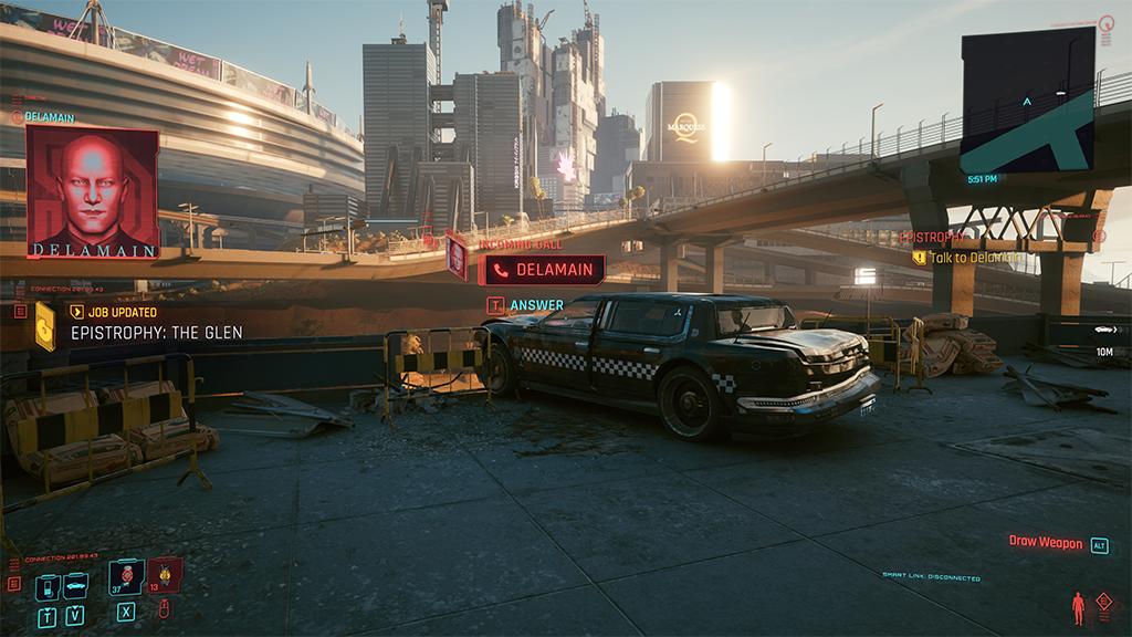 Suicide Cab for Epistrophy: The Glen - Cyberpunk 2077