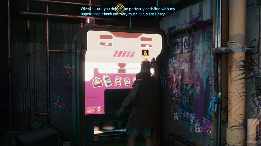 Vandal destroying Brendan - Cyberpunk 2077