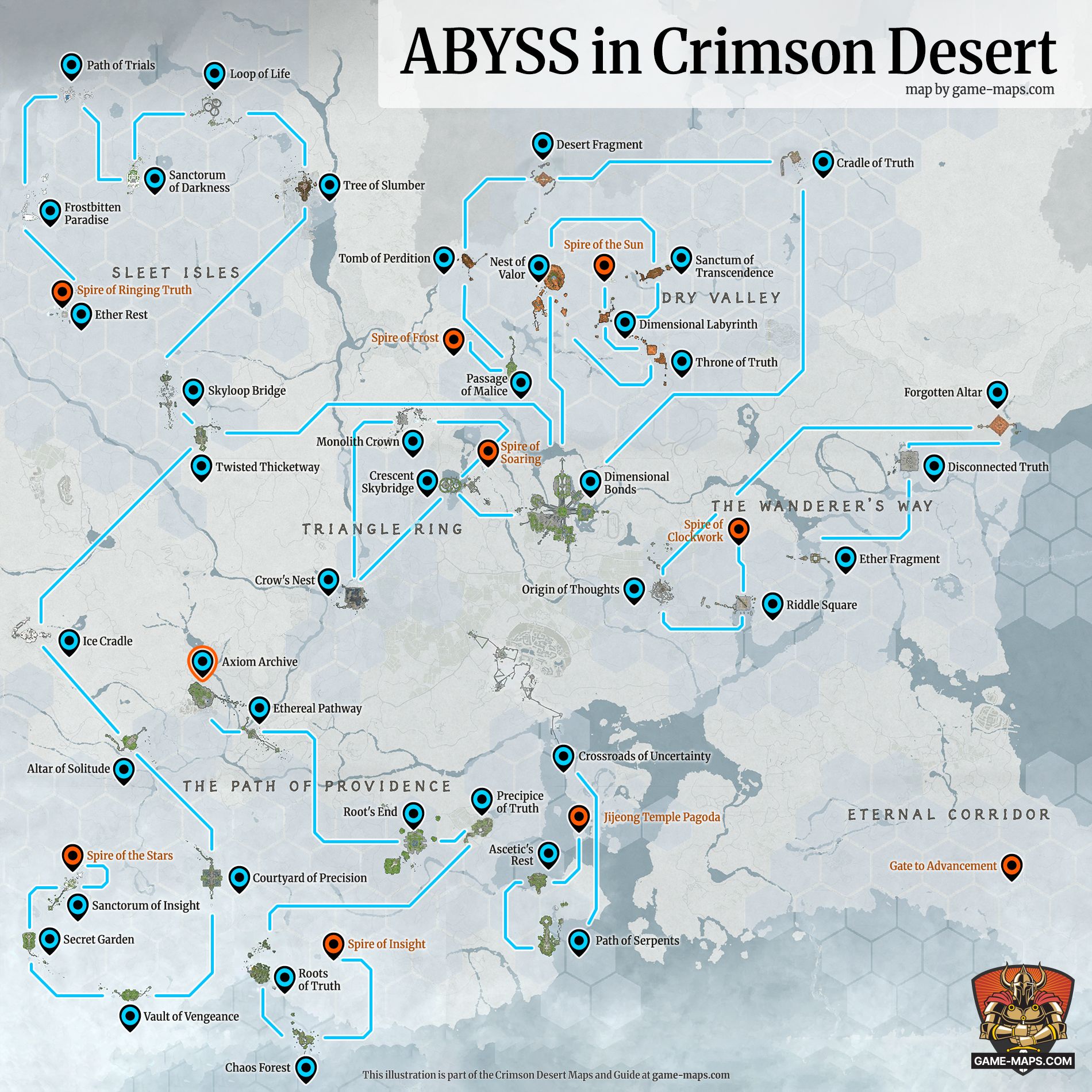 Crimson Desert Map: Abyss - Crimson Desert