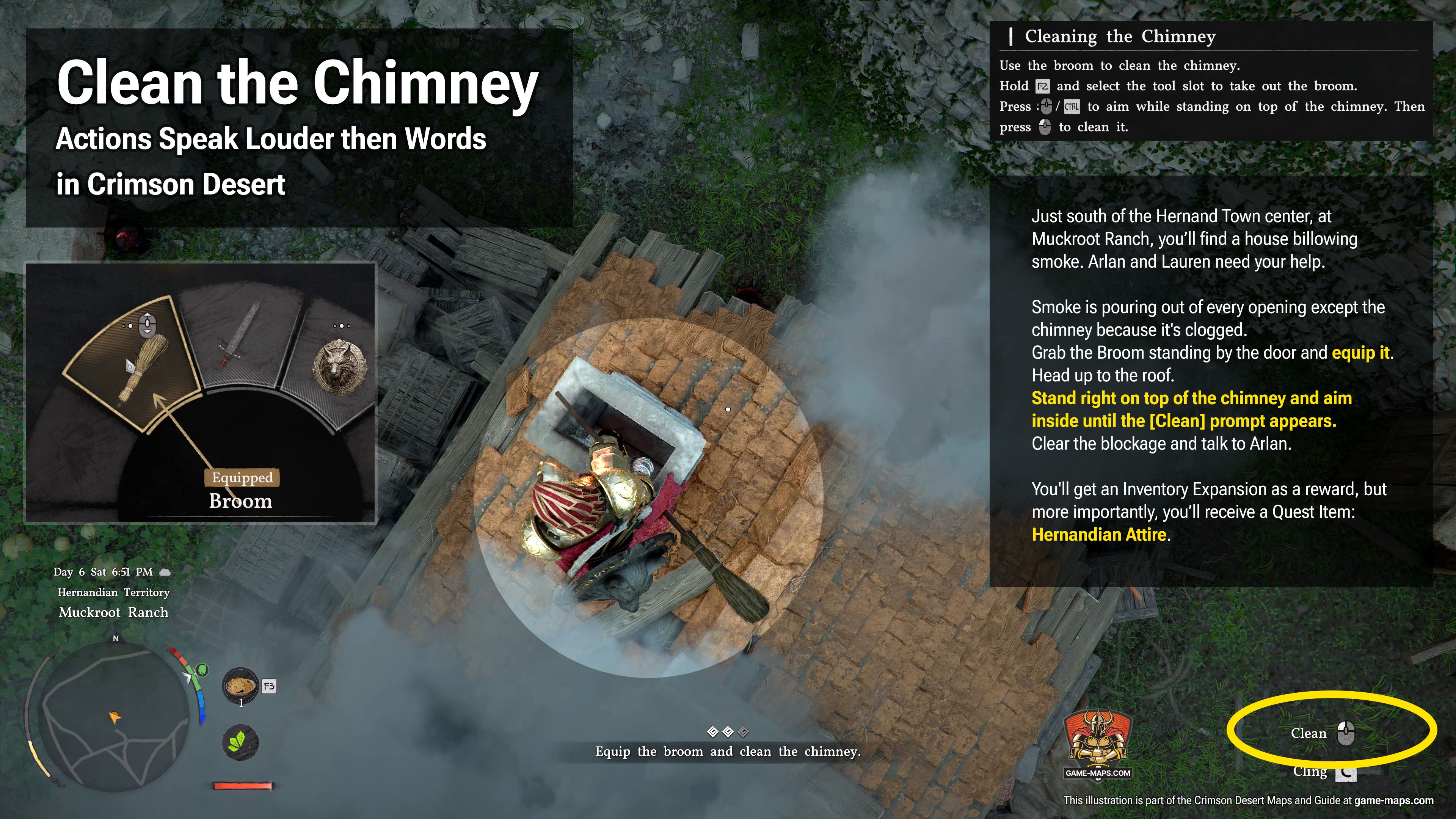 Clean the Chimney - Crimson Desert