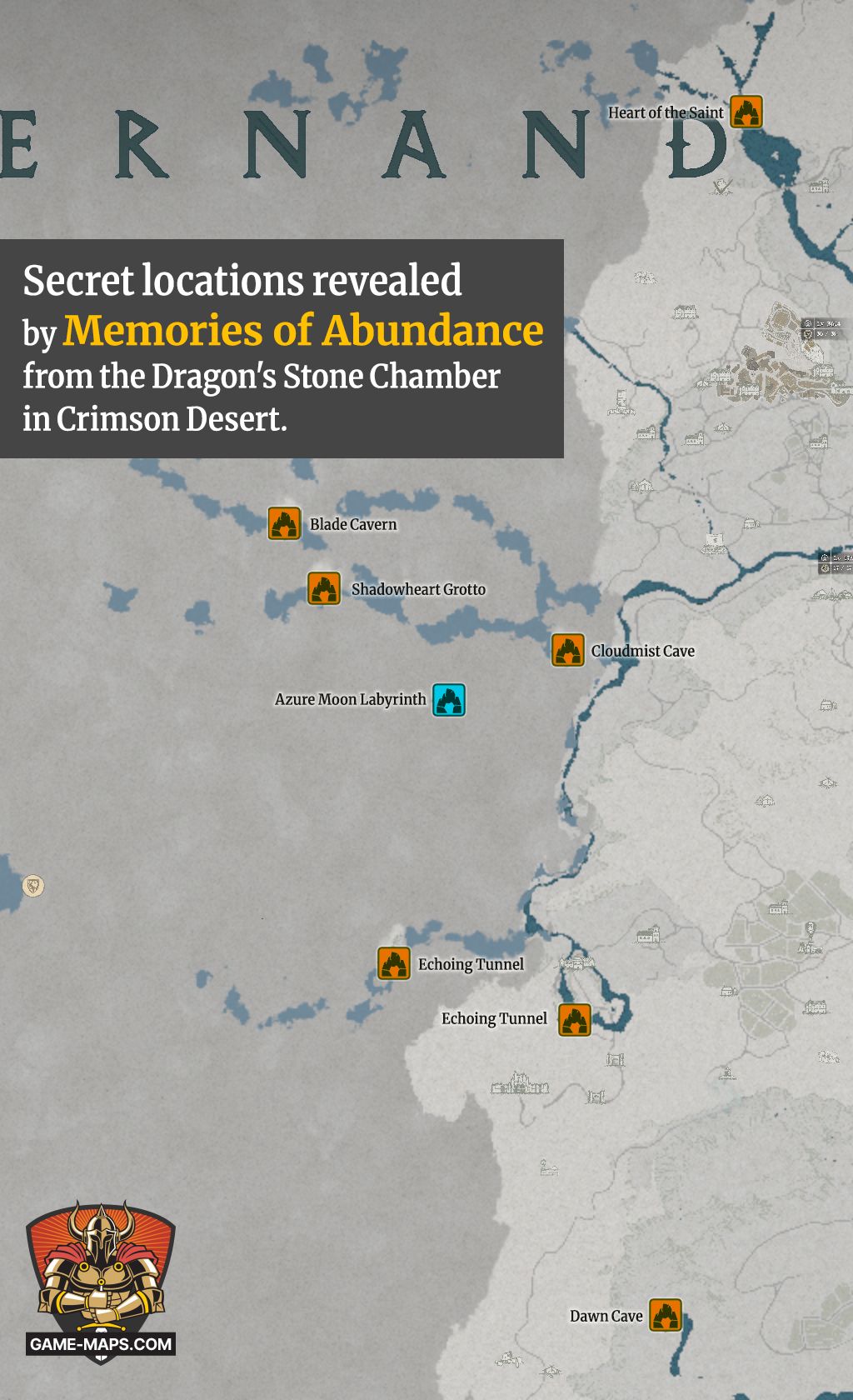 Secret locations revealed by Memories of Abundance from the Dragon's Stone Chamber - Crimson Desert