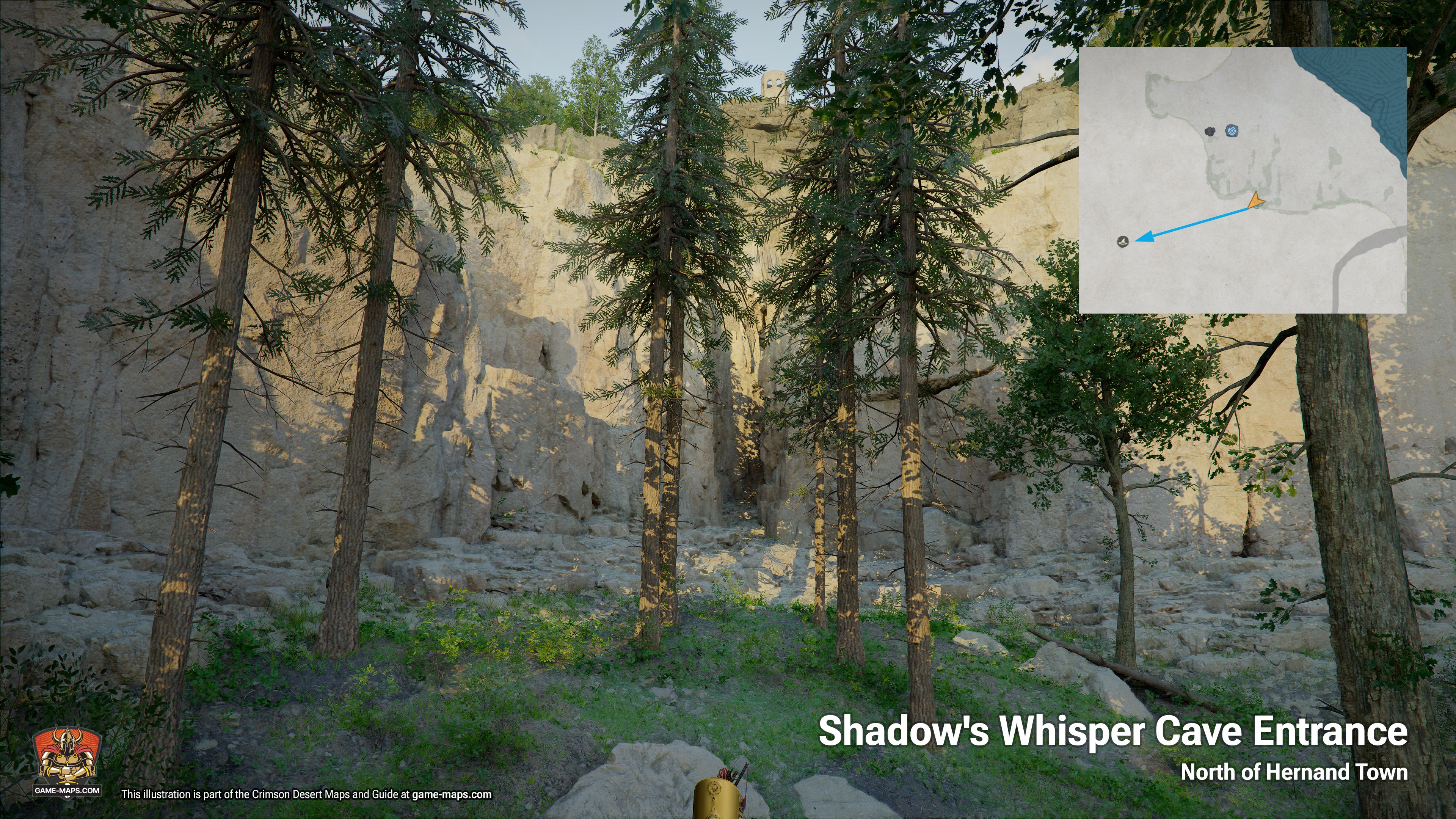 Shadows Whisper Cave Entrance - Crimson Desert