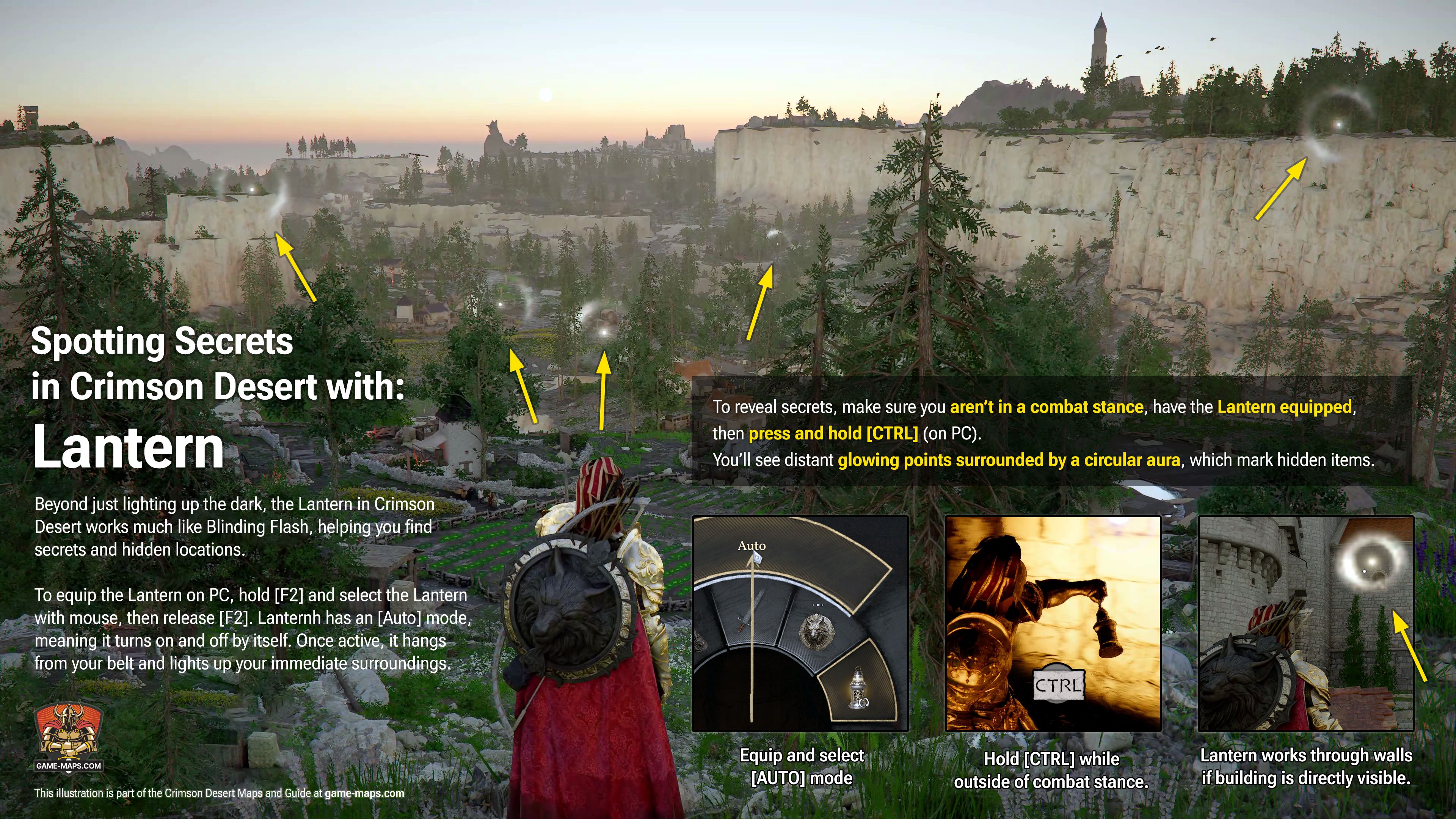 Spotting Secrets with Lantern - Crimson Desert