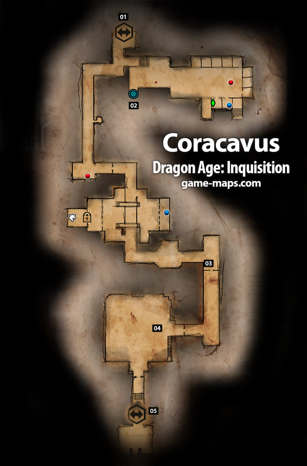 Coracavus Map Dragon Age: Inquisition