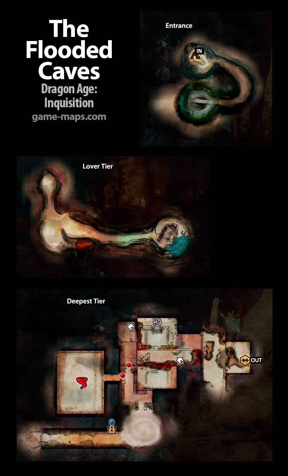 Flooded Caves Map Dragon Age: Inquisition