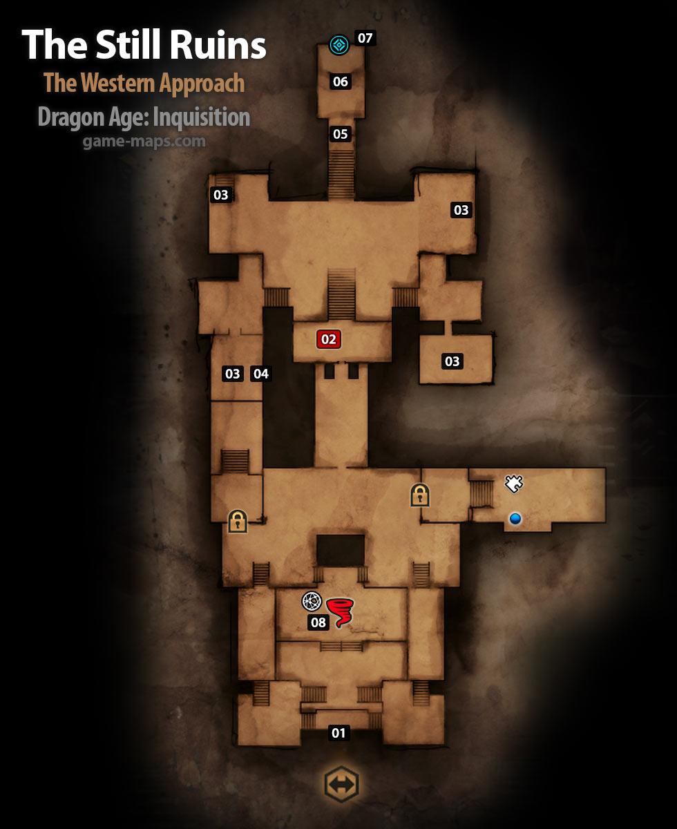 dragon age inquisition scattered glyphs ancient baths