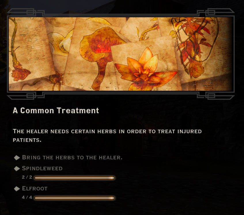 A Common Treatment Quest in Dragon Age: Inquisition