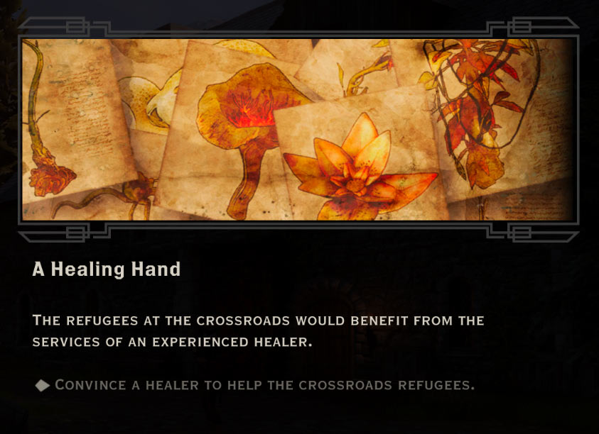 A Healing Hand Quest in Dragon Age: Inquisition