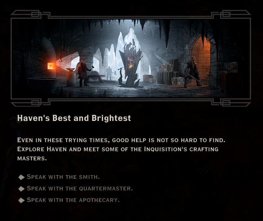 Havens Best and Brightest Quest in Dragon Age: Inquisition