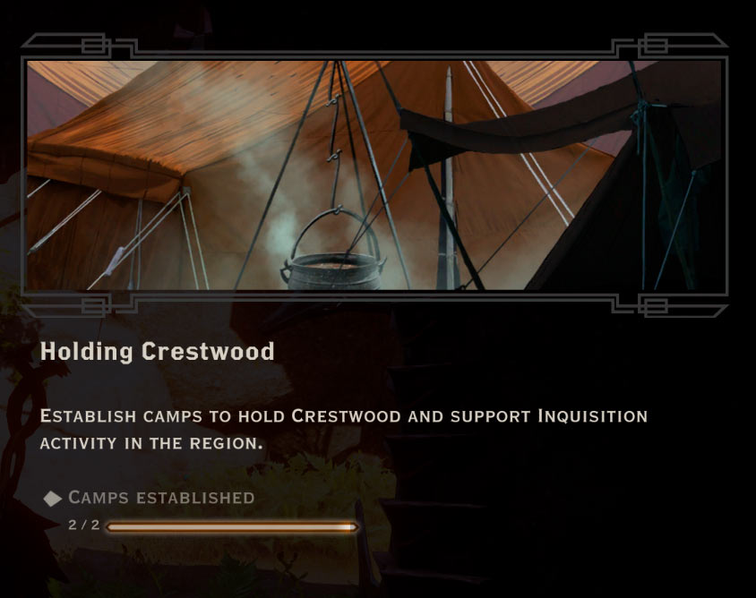 Holding Crestwood Quest in Dragon Age: Inquisition