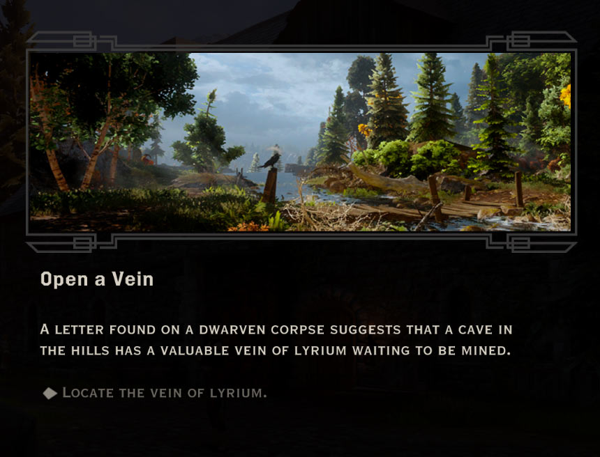 Open a Vein Quest in Dragon Age: Inquisition