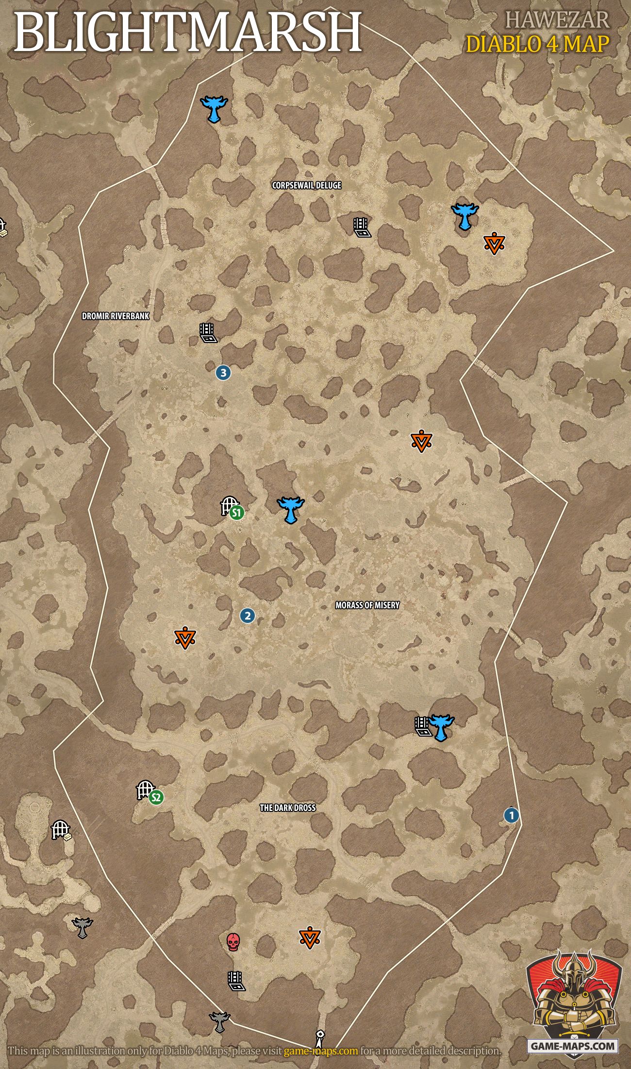 Blightmarsh Map Diablo 4