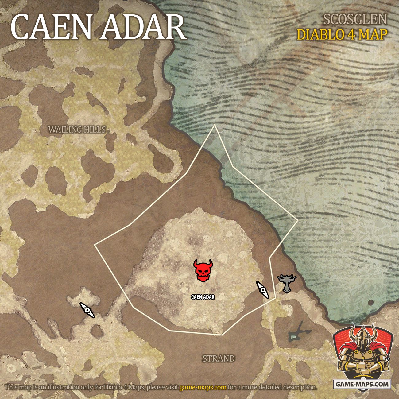 Caen Adar Map Diablo 4