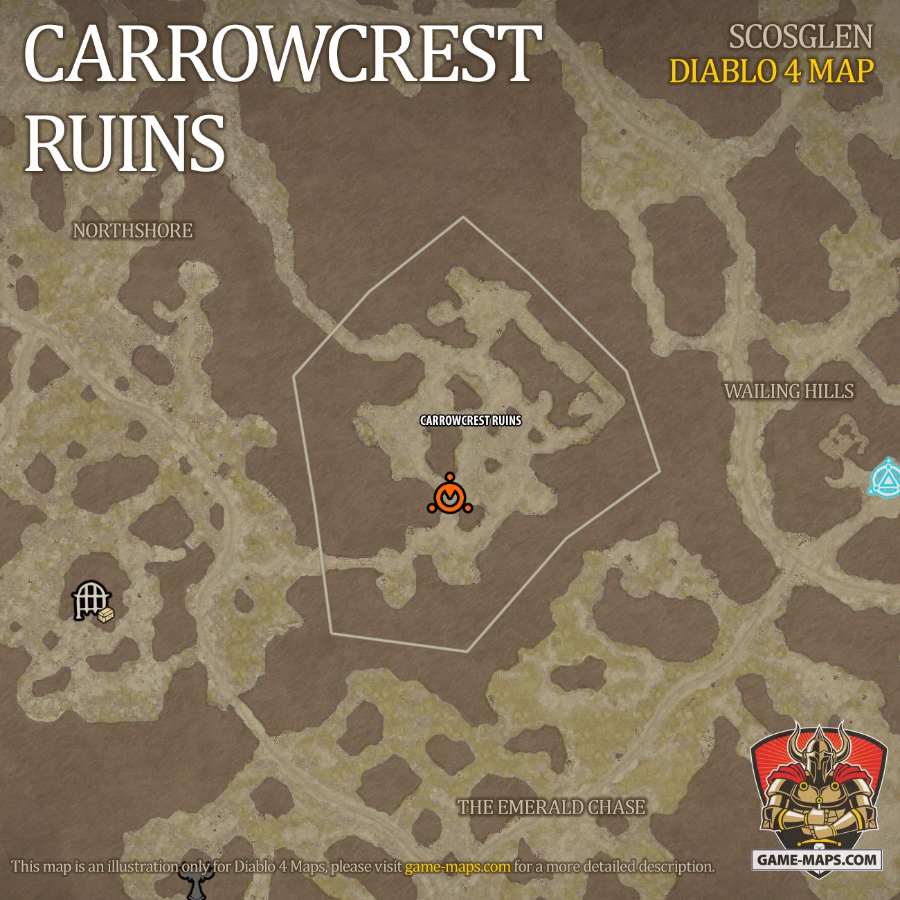 Carrowcrest Ruins Map Diablo 4