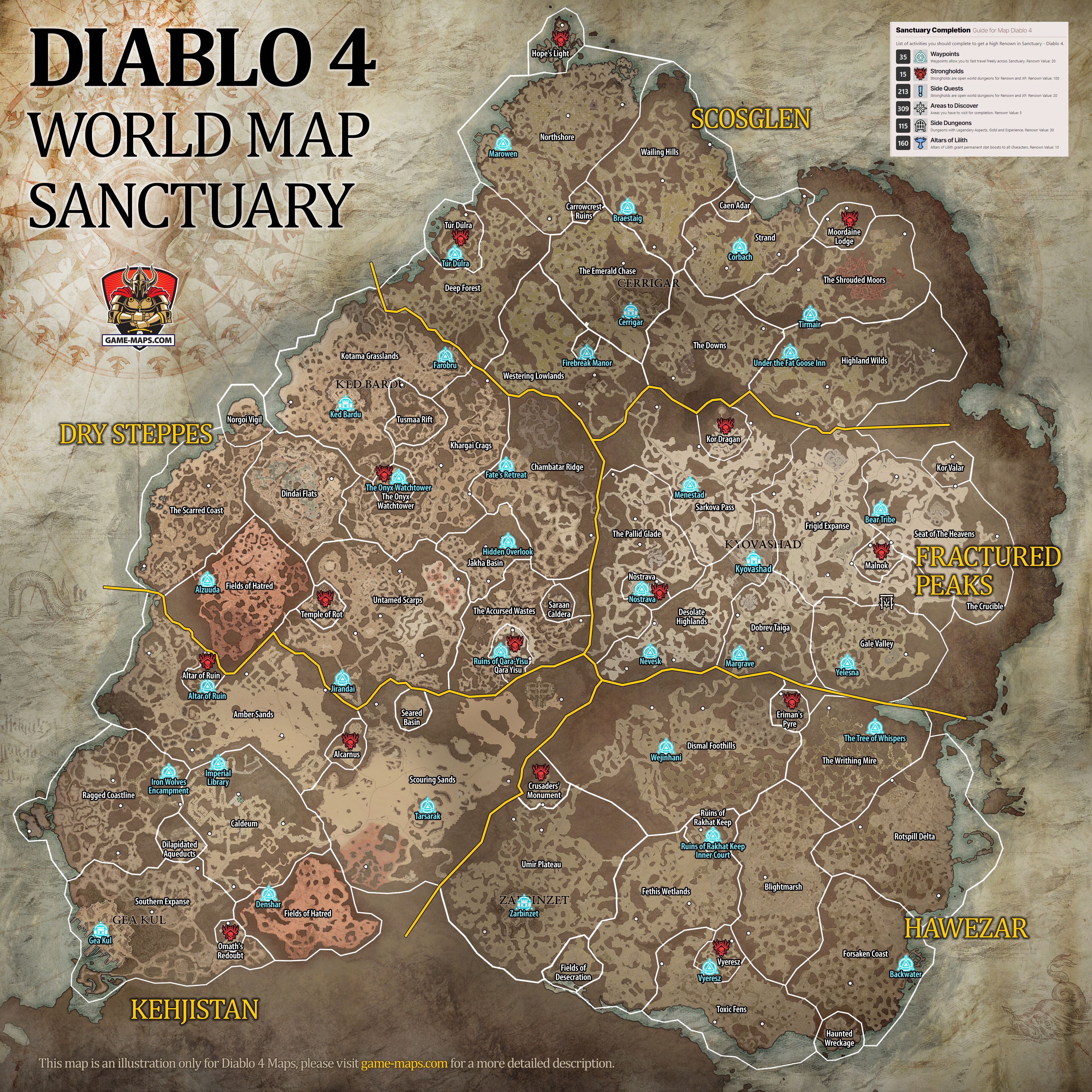 Diablo 4 Map