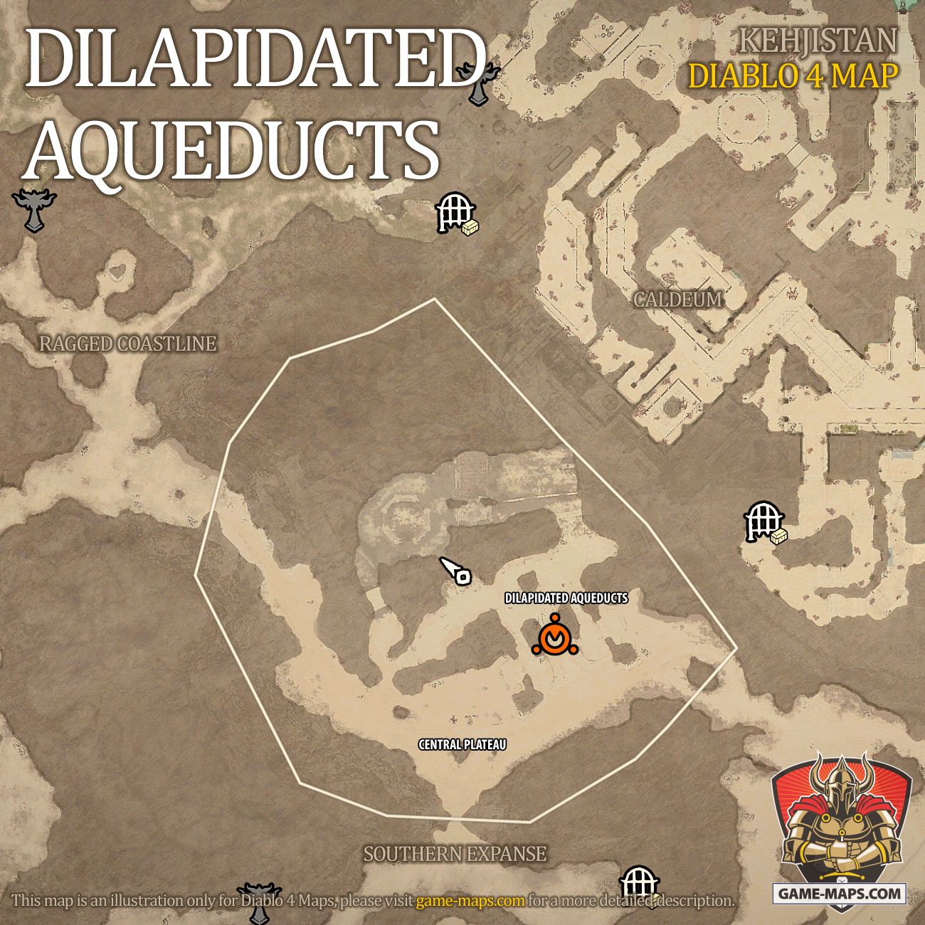 Dilapidated Aqueducts Map Diablo 4