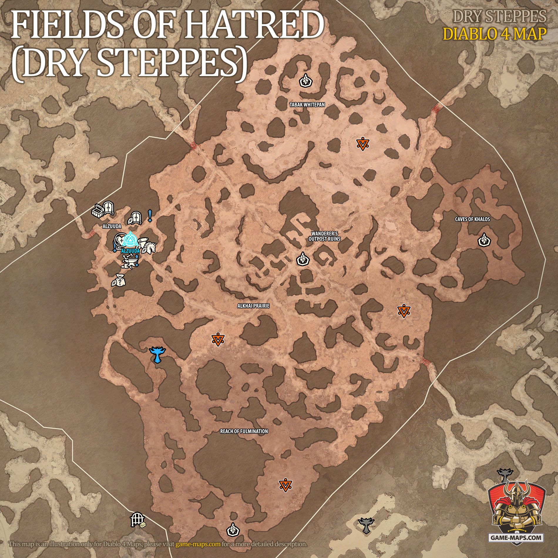 Fields of Hatred Map Diablo 4